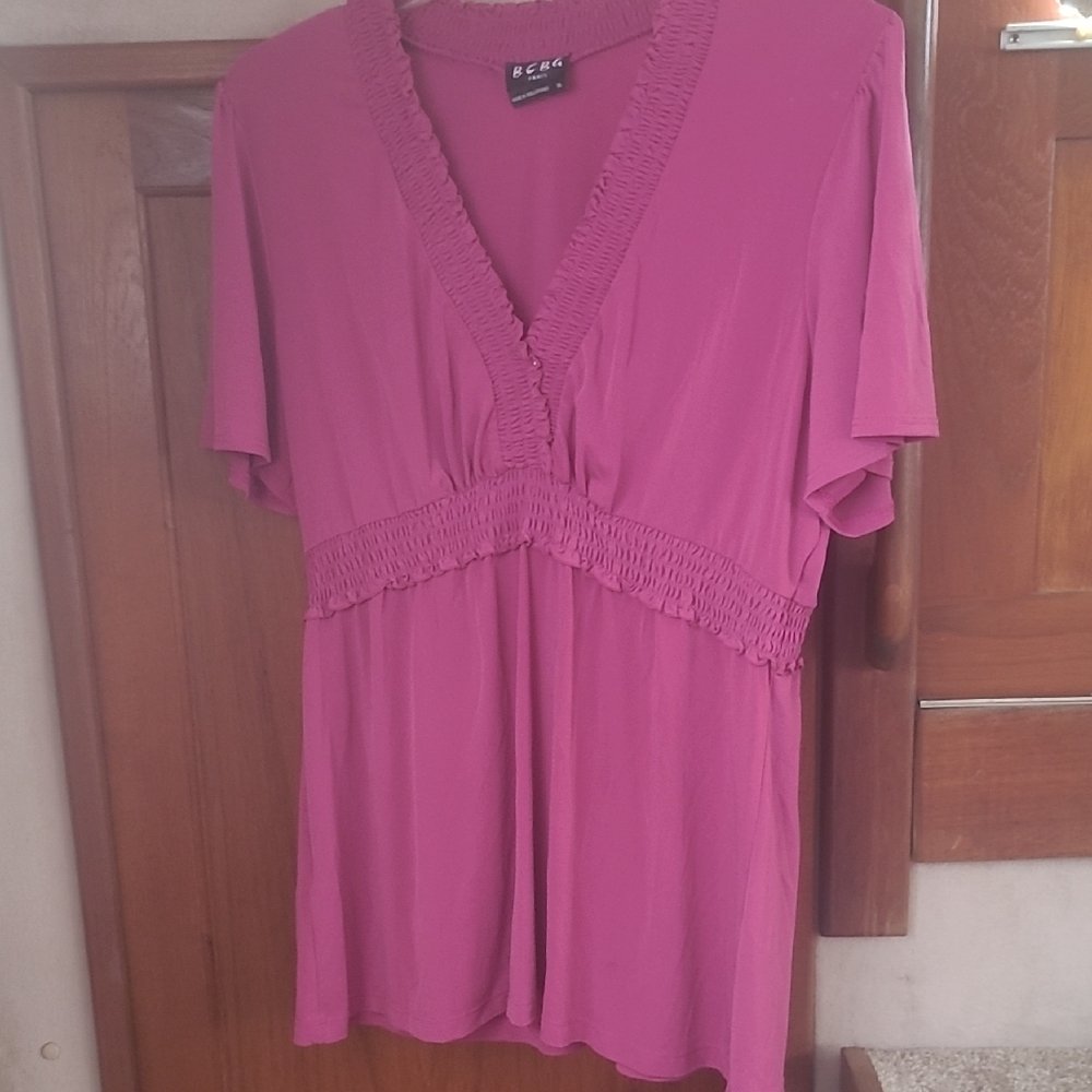 BCBG Women's Pink Top